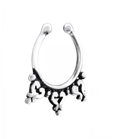 Silver Vintage Nose Ring