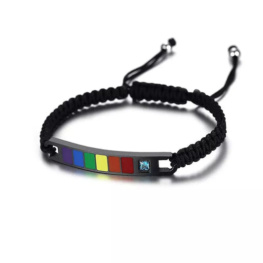 Stainless Steel Rainbow Bracelet