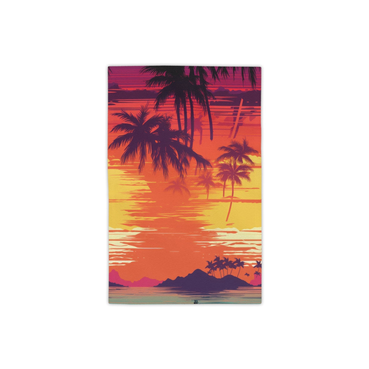 Sunny Day on Beach Towel