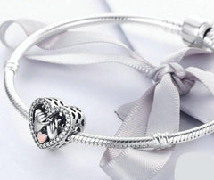 Sterling Silver Romantic Heart Charm