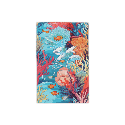 Underwater Coral Reef Beach Towel