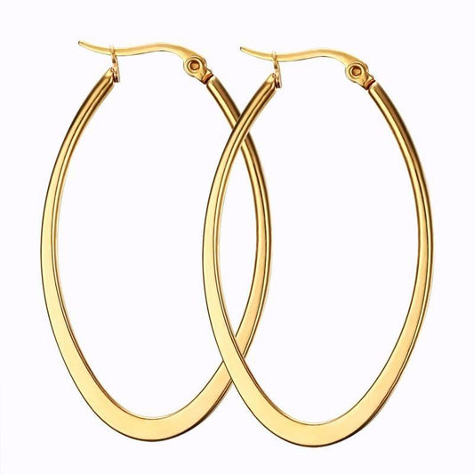 Stainless Steel Hoop Earrings