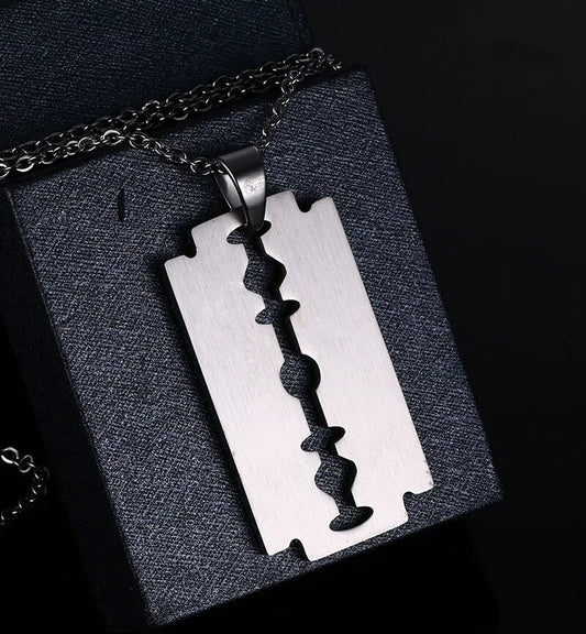 Steel Rainbow Razor Blade