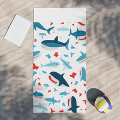 Shark Beach Towel