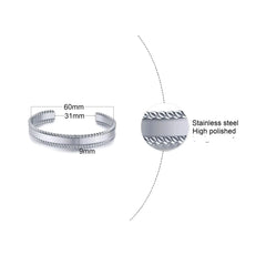 Mens Steel Bangle