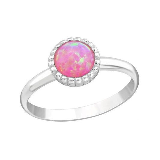 Silver  Bubble Gem Midi Ring