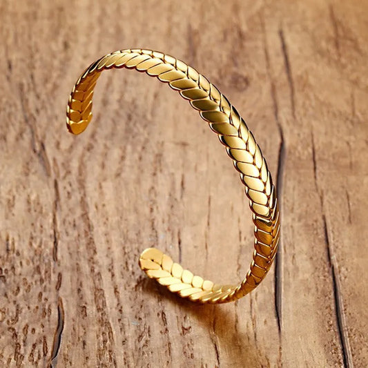 Stainless Steel Gold Bangle