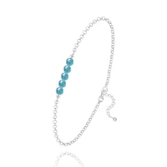 Silver Bracelet Turquoise Stone