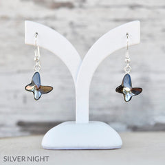 Silver Night Butterfly Jewellery Set