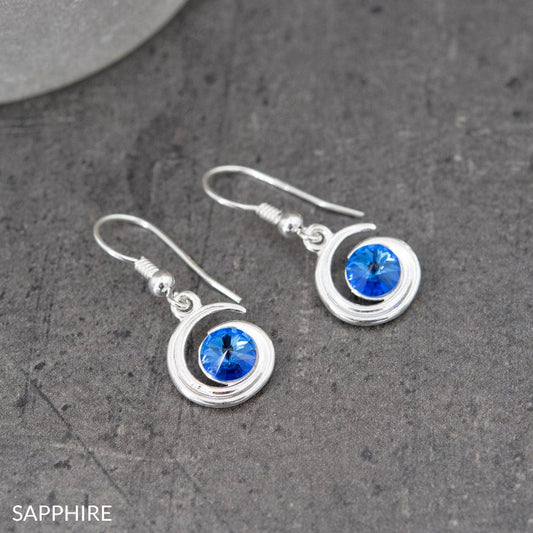 Sapphire  Fine Silver Jewellery Set