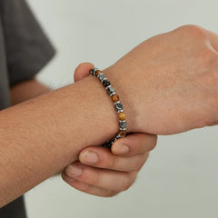 Tiger Eye Hematite Bracelet