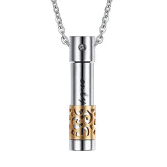 Steel Cremation Necklace