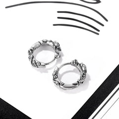 Mens Vinatge Hoop Earrings