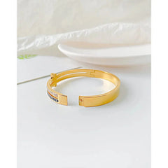 Steel Two-tone Double Bangle for Women