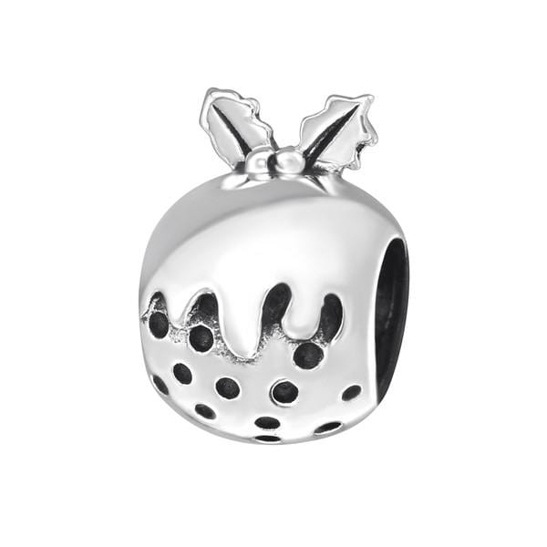 Silver Christmas Charm Bead