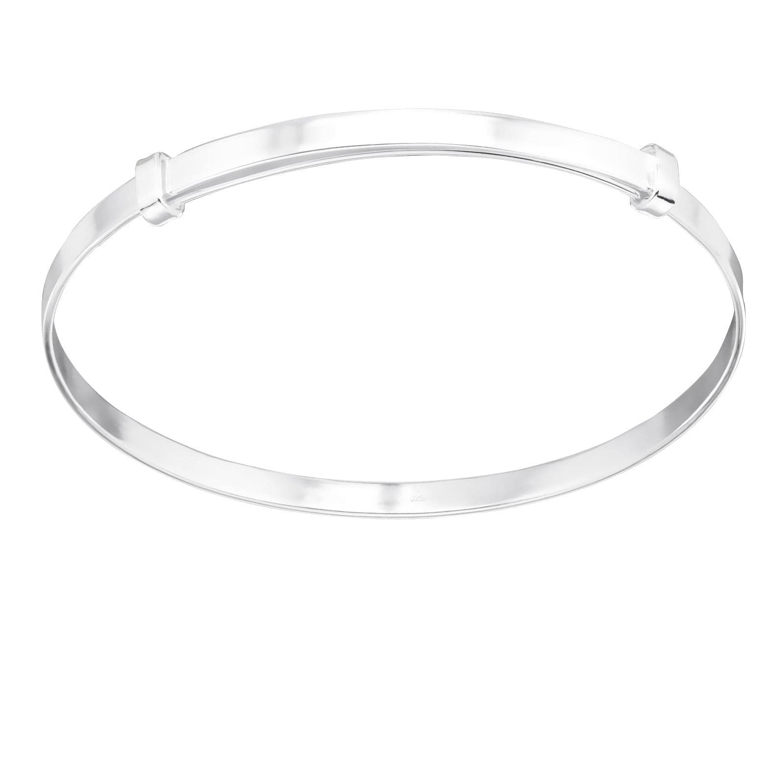 Silver Plain Bangle