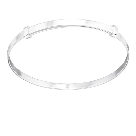 Silver Plain Bangle