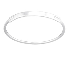 Silver Plain Bangle