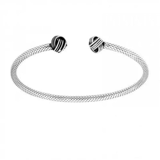 Silver Knot Bangle