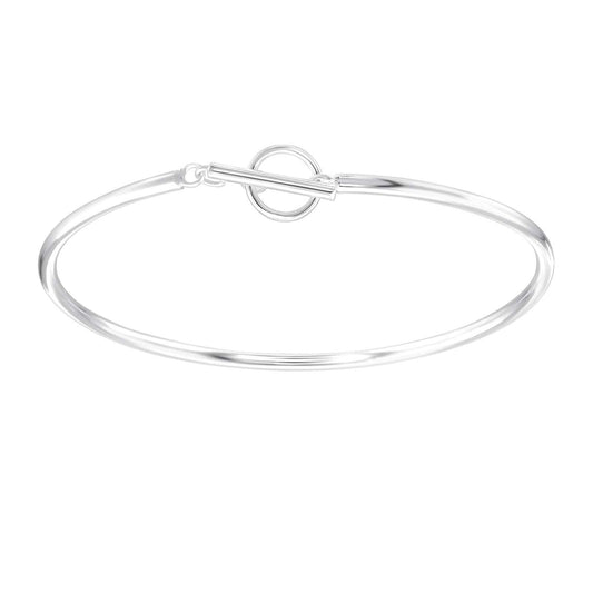 Silver Plain Heavy  Bangle