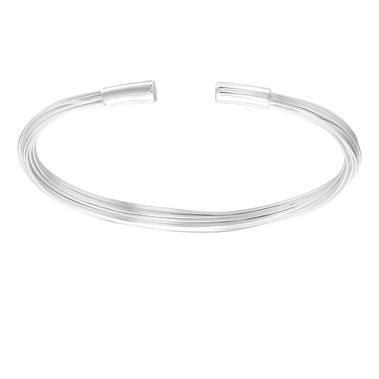 Silver Heavy Bangle for Women