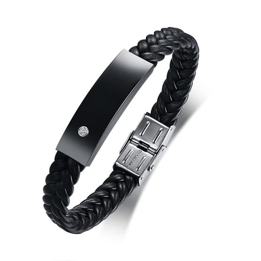 Stainless Steel Engravable Bracelet for Men