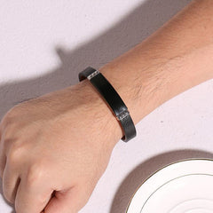 Personalize Leather Bracelet for Men