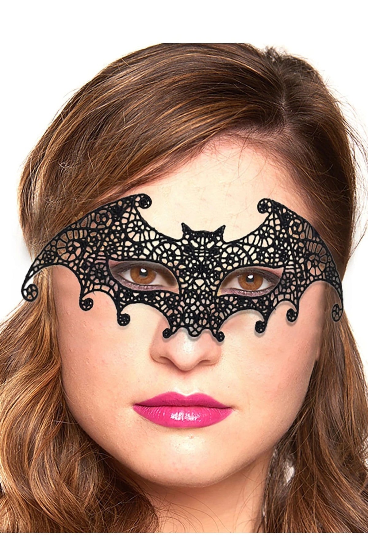 Spooky Cute Lace Bat Girl Mask