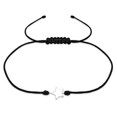 Silver Star Adjustable  Bracelet