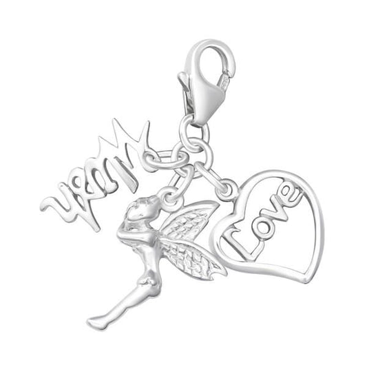 Silver Fairy Charm