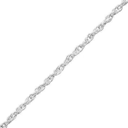 Silver  Prince of Wales Chain  Choker Necklace adjustable  length