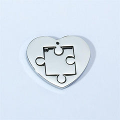 Stainless Steel Puzzle Necklaces For Couples