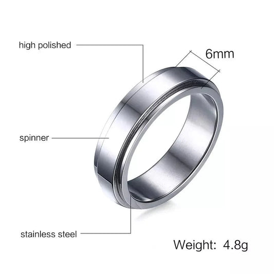 Silver Spinner Ring