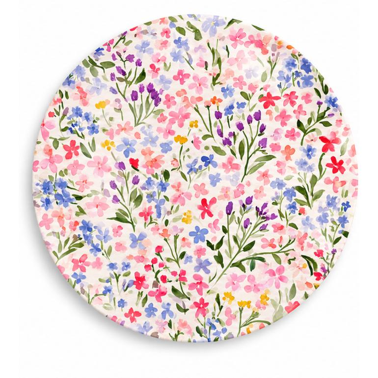 Pastel Meadow Wildflower Wall Plate