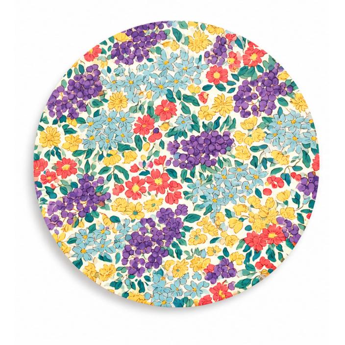 Colourful Botanical Flower Garden Wall Plate