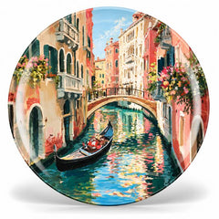 Romantic Venice Gondola Canal Wall Plate