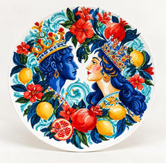 Sicilian Royal Romance Wall Plate