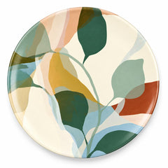 Translucent Botanical Leaves Decorative Wall Plate