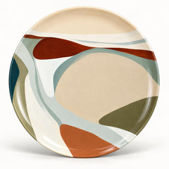 Sculpted Earth Abstract Wall Plate