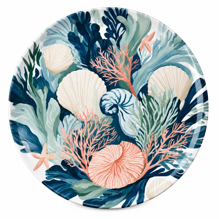 Deep Tide Abstract Wall Plate