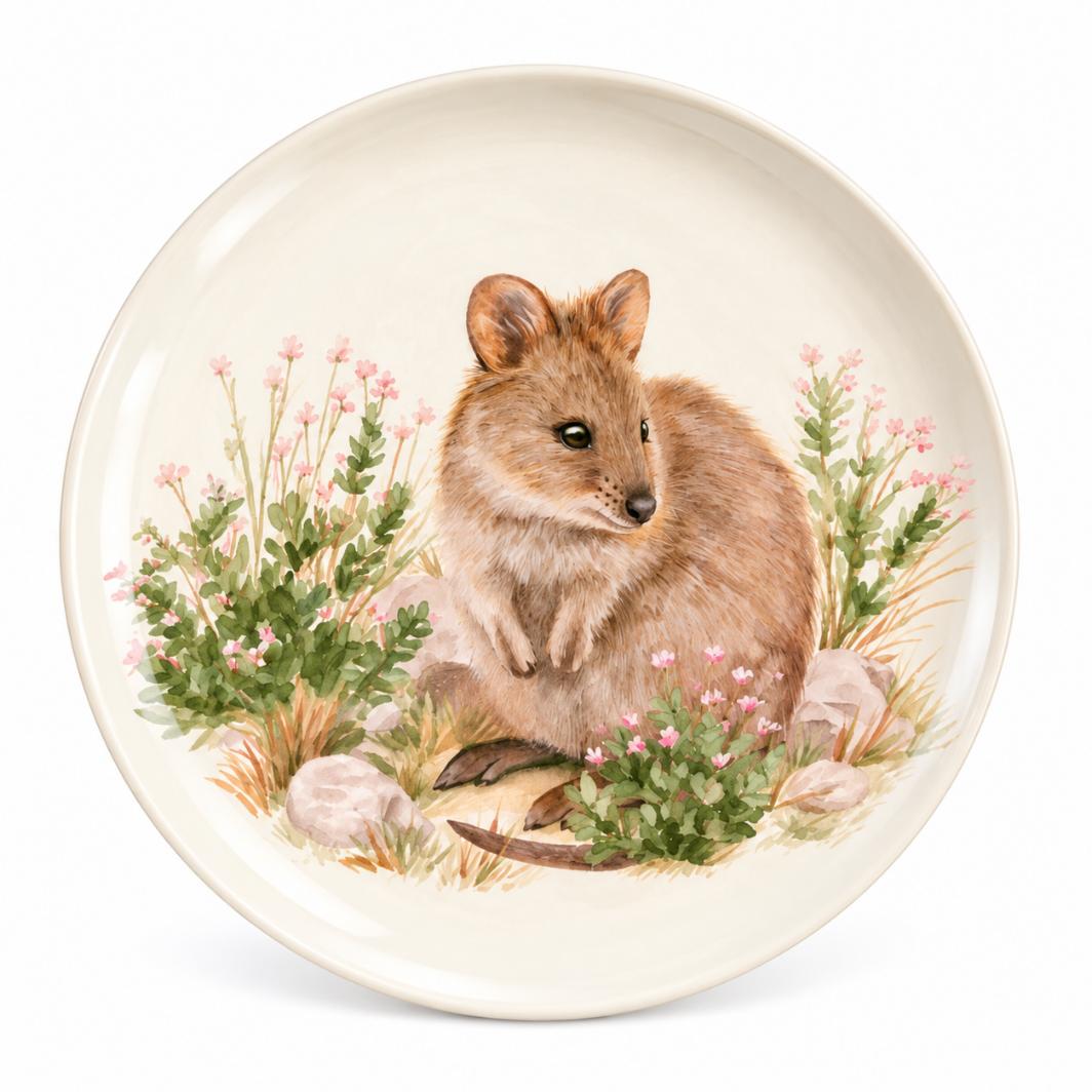 Gentle Nursery Animal Art Wall Plate