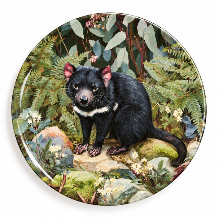 Tasmanian Devil Forest Wall Plate