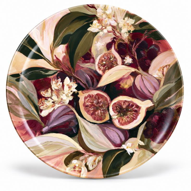 Fig & Pomegranate Harvest Wall Plate