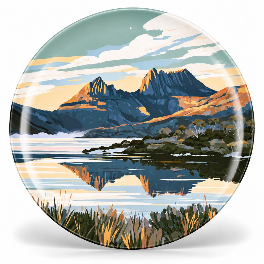 Alpine Peaks & Mirror Lake Wall Plate