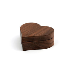 Wooden Heart  Ring Box