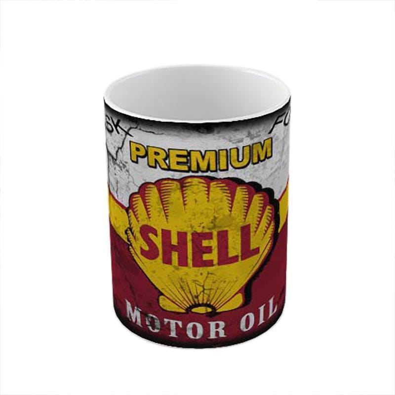 Shell Motor Oil Ceramic Coffee Mug