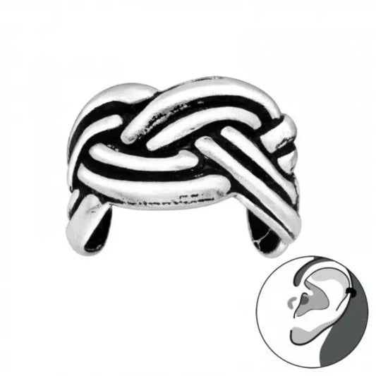 Silver Celtic Ear Cuff