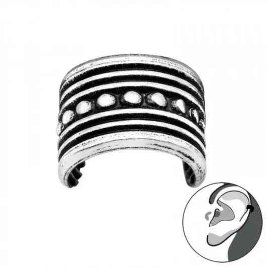 Silver Vintage Ear Cuff