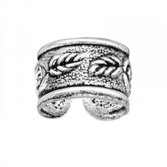 Silver Rose Ear Cuff