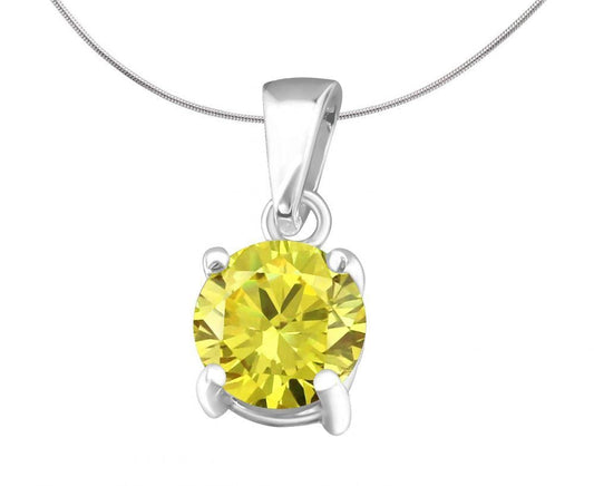 Sterling Silver Birthstones Pendant Necklace